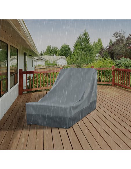 Outsunny Patio Furniture Cover, Rectangular Chair Protection, Water UV Resistant, 600D Oxford Fabric, 200 x 86 x 82 cm 84B-518V0 - pic 63193 | FastDaddyshop
