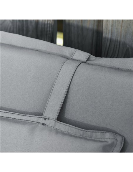 Outsunny Set of 2 Outdoor Chair Cushions, High Back Padded Patio Chair with Pillow for Indoor and Outdoor Use,20L x 50W x 9D cm  - pic 63343 | FastDaddyshop