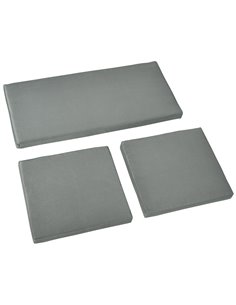 Outsunny 3 Piece Garden Seat Cushion Pads, Dark Grey 84B-865V70CG