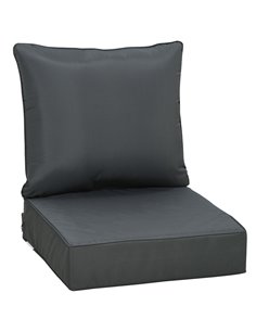 Outsunny Outdoor Seat Cushion with Back, Dark Grey 84B-941V71CG