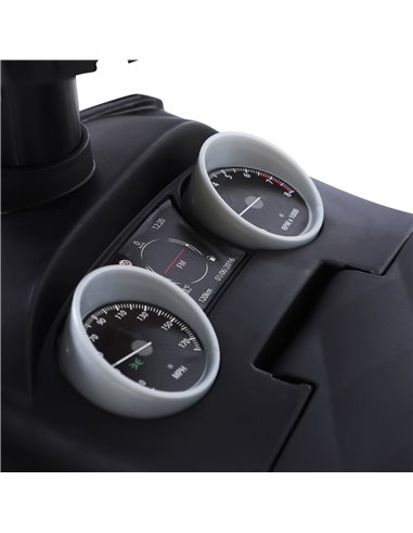 HOMCOM 3-in-1 Ride On Car Foot To Floor Slider Toddler w/ Horn Steering Wheel NO POWER Manual Under Seat Storage Safe Design Whi
