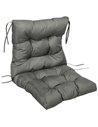 Outsunny Garden Back Chair Cushion, Light Grey 84B-953V71LG