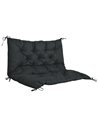 Outsunny 2 Seater Garden Chair Bench Cushion, 98 x 100 cm, Black 84B-137V70BK