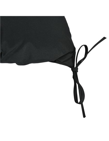 Outsunny 2 Seater Bench Cushion, Garden Chair Cushion with Back and Ties for Indoor and Outdoor Use, 98 x 100 cm, Black 84B-137V - pic 63650 | FastDaddyshop