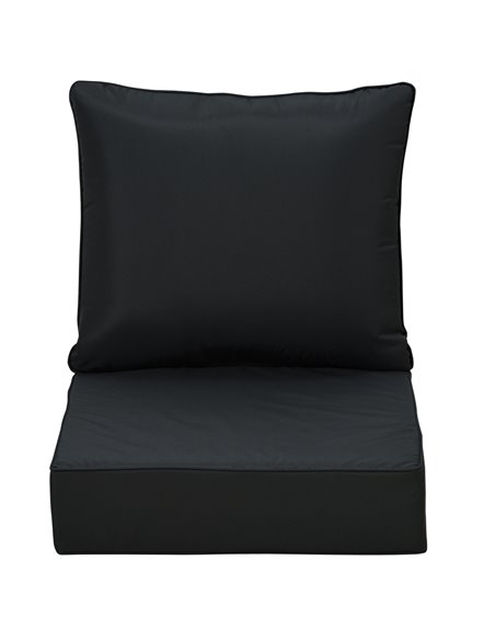 Outsunny 4 Pcs Outdoor Seat and Back Cushion Set Patio Deep Seating Chair Replacement Cushion 84B-P155 - pic 63694 | FastDaddyshop
