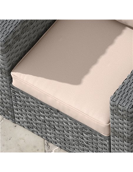 Outsunny Replacement Cushion Set for Patio Chair, Indoor Outdoor Back and Seat Pillow, Beige 84G-236V70BG - pic 63740 | FastDaddyshop