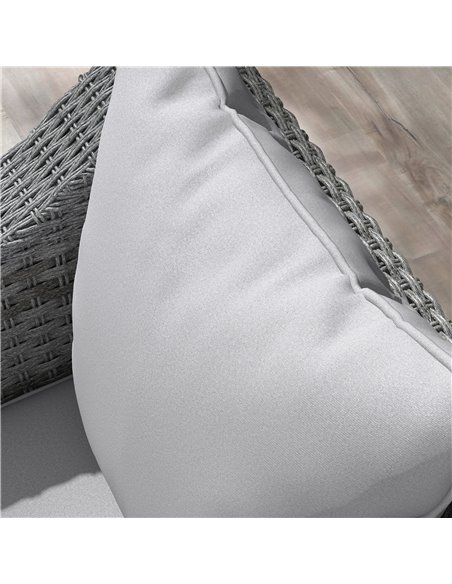 Outsunny Replacement Cushion Pillow for Patio Chair, Indoor Outdoor Seat and Back Cushion Set, Light Grey 84G-236V70LG - pic 63749 | FastDaddyshop