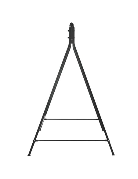 Outsunny Metal Porch Swing Stand, Heavy Duty Swing Frame, Hanging Chair Stand Only, 240kg Weight Capacity for Garden, Patio, Law - pic 63864 | FastDaddyshop