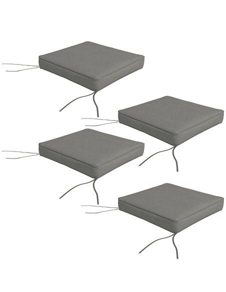 Outsunny Replacement 4-Piece Chair Cushions Set, Charcoal Grey 84G-194V70CG - pic 63885 | FastDaddyshop