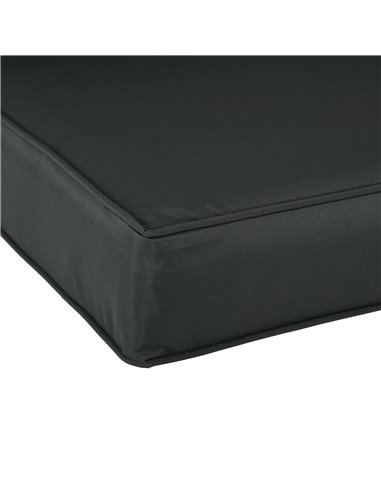 Outsunny Replacement Cushion Set for Patio Chairs, 3-Piece Back and Seat Pillows, Indoor Outdoor Use, Charcoal Grey 84G-396V70CG