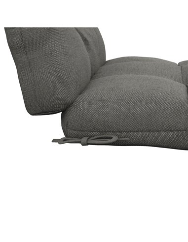 Outsunny Garden Patio Chair Cushions Set of 2 with Backrest, Seat Pad Replacement with Ties, Charcoal Grey 84G-199V70CG