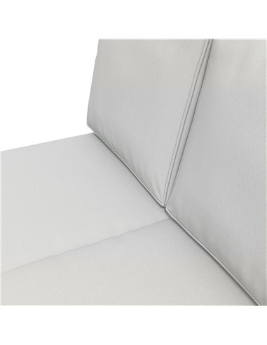 Outsunny 3-Piece Back and Seat Cushion Pillows Replacement, Patio Chair Cushions Set for Indoor Outdoor, Light Grey 84G-396V70LG