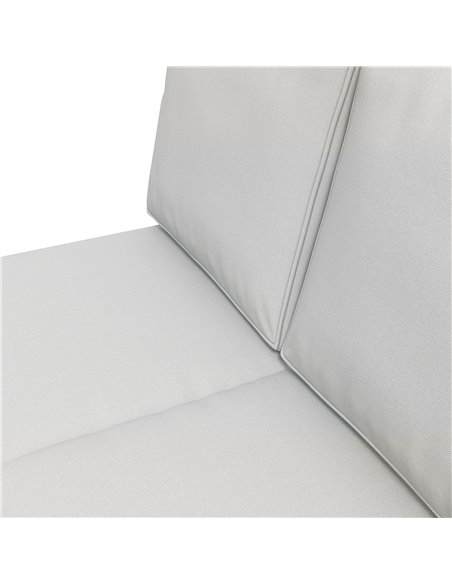 Outsunny 3-Piece Back and Seat Cushion Pillows Replacement, Patio Chair Cushions Set for Indoor Outdoor, Light Grey 84G-396V70LG - pic 64010 | FastDaddyshop