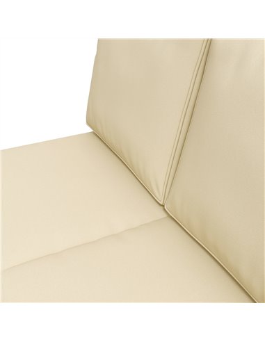 Outsunny Patio Chair Cushions, 3-Piece Back and Seat Cushion Set for Indoor Outdoor Use, Beige 84G-396V70BG