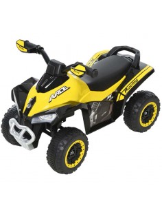 Homcom Toddler Kids Ride On Car Walker Foot To Floor with Music Lights Yellow
