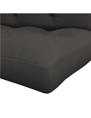 Outsunny 4-Piece Pallet Seat Cushions Back Pillows Replacement, Patio Chair Cushions Set for Indoor Outdoor, Charcoal Grey 84G-3