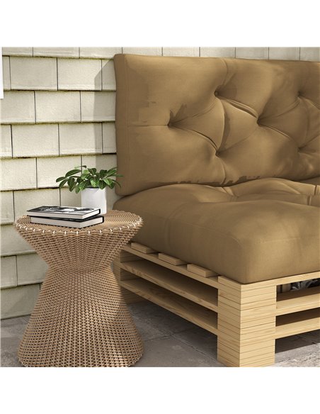 Outsunny Patio Chair Cushions, 4-Piece Pallet Seat and Back Pillows, Replacement Set for Indoor/Outdoor, Beige 84G-366V70BG - pic 64115 | FastDaddyshop