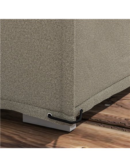 Outsunny Outdoor Garden Rectangular Furniture Cover Table Chair Sofa Shelter, Waterproof, 222 x 155 x 67 cm, Grey 84B-212V00GY - pic 64135 | FastDaddyshop