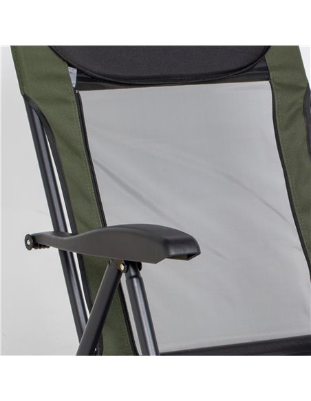 Outsunny Portable Fishing Chair with Foldable Metal Frame, Adjustable Legs for Outdoor Use, Green/Black A20-435V00DG - pic 64180 | FastDaddyshop