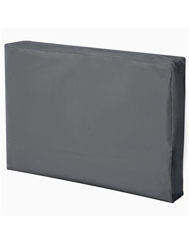Outsunny Rattan Garden Wicker Patio Furniture Cushion Cover Sofa Cover Replacement - COVER ONLY, Grey 84B-522