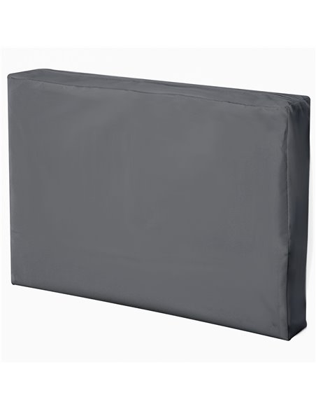Outsunny Rattan Garden Wicker Patio Furniture Cushion Cover Sofa Cover Replacement - COVER ONLY, Grey 84B-522 - pic 64359 | FastDaddyshop