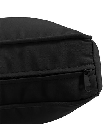 Outsunny Garden Rattan Sofa Cushion Polyester Cover Replacement Outdoor- No Cushion Included, Black 84B-426V00BK