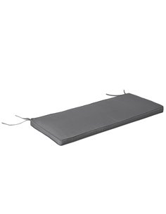 Outsunny 2-Seater Garden Bench Cushion, Loveseat Pad for Patio Swing Furniture, Indoor & Outdoor Use, Grey 84B-516V71CG