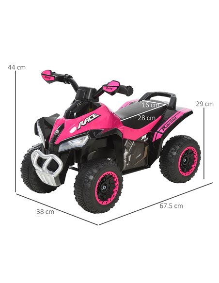HOMCOM Ride on Toy for Kids 4 Wheel Foot-to-Floor Sliding Walking Car Toy Motorcycle Baby Walker Toddler Toys for for 18-36 Mont - pic 6449 | FastDaddyshop