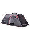 Outsunny Camping Dome Tent 2 Room for 3-4 Person, Dark Grey A20-173CG