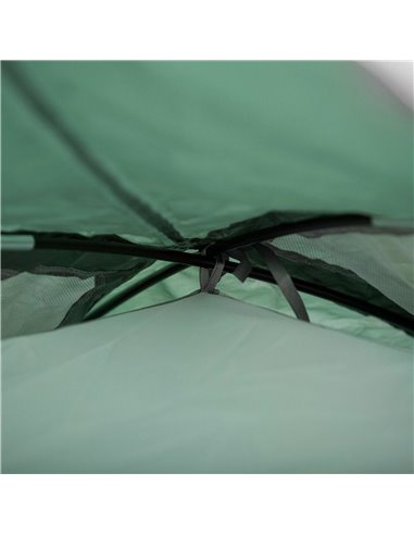 Outsunny Camping Dome Tent 2 Room for 3-4 Person with Weatherproof Vestibule Backpacking Tent Large Windows Lightweight for Fish