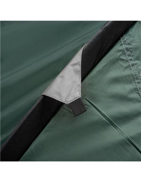 Outsunny Camping Dome Tent 2 Room for 3-4 Person with Weatherproof Vestibule Backpacking Tent Large Windows Lightweight for Fish - pic 64828 | FastDaddyshop