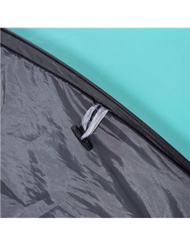 Outsunny 4 Person Pop Up Camping Tent with Vestibule Weatherproof Cover, Instant Backpacking Tent w/ Carry Bag for Fishing Hikin
