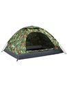 Outsunny Camouflage Camping Tent for 2 Persons, Portable Tent with Zip Doors, Storage Pocket, Multicoloured A20-260MX