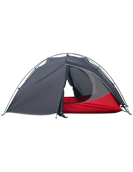 Outsunny Camping Tent, Compact 2 Man Dome Tent, Waterproof Lightweight Outdoor Tent with Double Layer Doors, Dark Grey A20-265CG - pic 64910 | FastDaddyshop