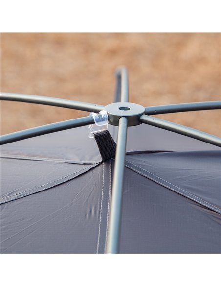 Outsunny Camping Tent, Compact 2 Man Dome Tent, Waterproof Lightweight Outdoor Tent with Double Layer Doors, Dark Grey A20-265CG - pic 64917 | FastDaddyshop