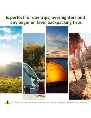 Outsunny Camping Tent, Family Tent 4-8 Person 2 Room, with Large Mesh Windows, Easy Set Up for Backpacking Hiking Outdoor, Green