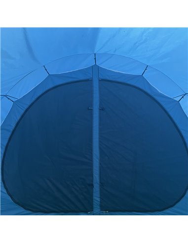 Outsunny 5-6 Man Tunnel Tent, Two Room Camping Tent with Sewn-In Floor, 2 Doors and Carry Bag, 2000mm Water Column for Fishing, 