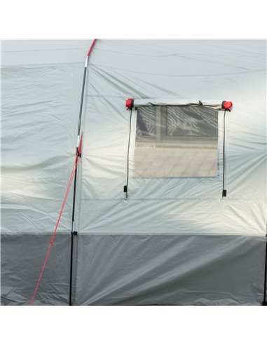 Outsunny 6-8 Person Tunnel Tent, Camping Tent with Bedroom, Living Room, Sewn-in Floor, 3 Doors and Carry Bag, 2000mm Water Colu
