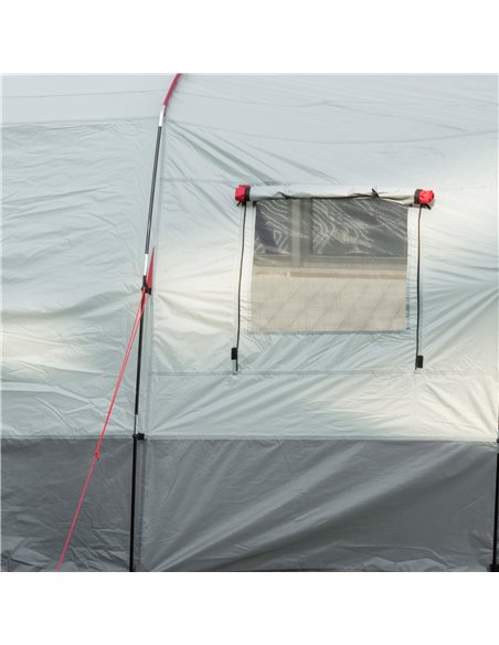 Outsunny 6-8 Person Tunnel Tent, Camping Tent with Bedroom, Living Room, Sewn-in Floor, 3 Doors and Carry Bag, 2000mm Water Colu - pic 64985 | FastDaddyshop