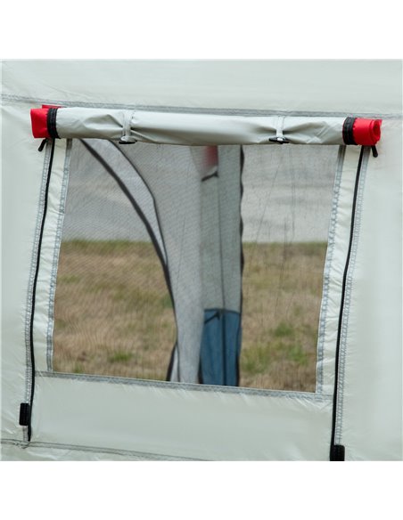 Outsunny 6-8 Person Tunnel Tent, Camping Tent with Bedroom, Living Room, Sewn-in Floor, 3 Doors and Carry Bag, 2000mm Water Colu - pic 64994 | FastDaddyshop