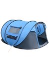 Outsunny 4-5 Person Pop-up Waterproof Camping Tent, Sky Blue A20-169V00BU