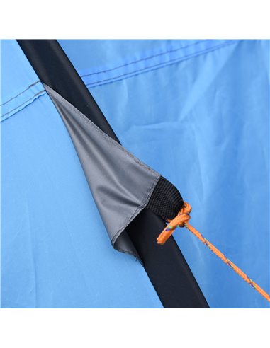 Outsunny 4-5 Person Pop-up Camping Tent Waterproof Family Tent w/ 2 Mesh Windows & PVC Windows Portable Carry Bag for Outdoor Tr