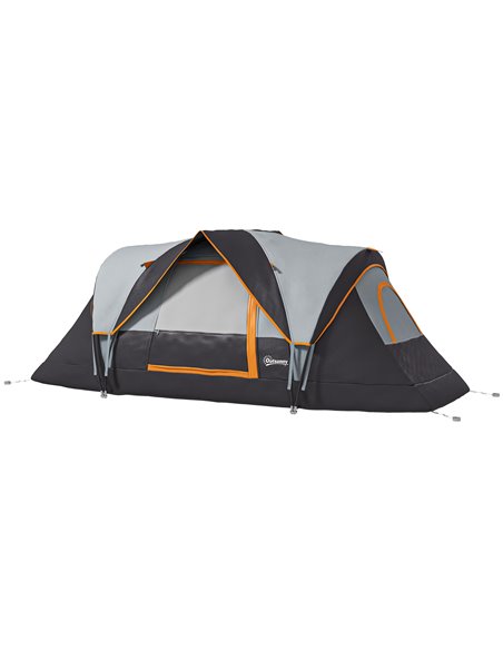 Outsunny 5-6 Man Dome Camping Tent Hiking Shelter, Multicolor A20-132V00MX - pic 65131 | FastDaddyshop