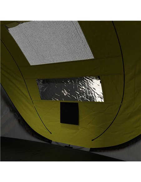 Outsunny 4-5 Person Pop-up Camping Tent Waterproof Family Tent w/ 2 Mesh Windows & PVC Windows Portable Carry Bag for Outdoor Tr - pic 65147 | FastDaddyshop