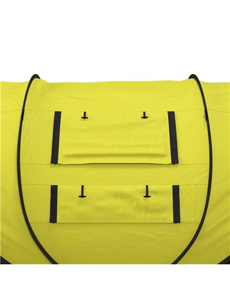 Outsunny 4-5 Person Pop-up Camping Tent Waterproof Family Tent w/ 2 Mesh Windows & PVC Windows Portable Carry Bag for Outdoor Tr - pic 65148 | FastDaddyshop