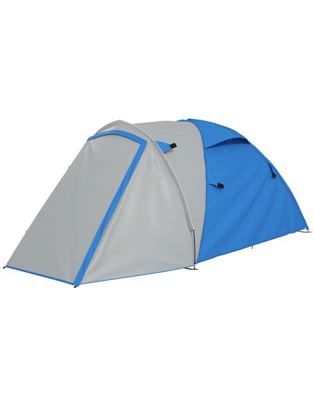 Outsunny Portable Camping Tent, 2-3 Person, Blue A20-423V00DB - pic 65167 | FastDaddyshop