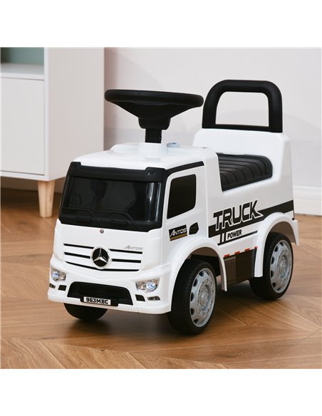 HOMCOM 3-in-1 Ride On Car Licensed Mercedes-Benz Truck Stroller Toddler Under Seat Storage Handle Steering Wheel Horn for Baby 1 - pic 6517 | FastDaddyshop
