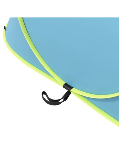 Outsunny 2 Man Pop up Camping Tent, 2000mm Waterproof with Carry Bag for Fishing Hiking Backpacking, Blue A20-404V00NU