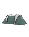 Outsunny Camping Tent with 2 Bedrooms and Living Area, Dark Green A20-387V00DG