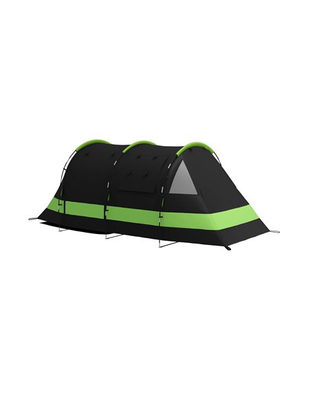 Outsunny Blackout Camping Tent for 4-5 Person, Black A20-405V00BK - pic 65320 | FastDaddyshop